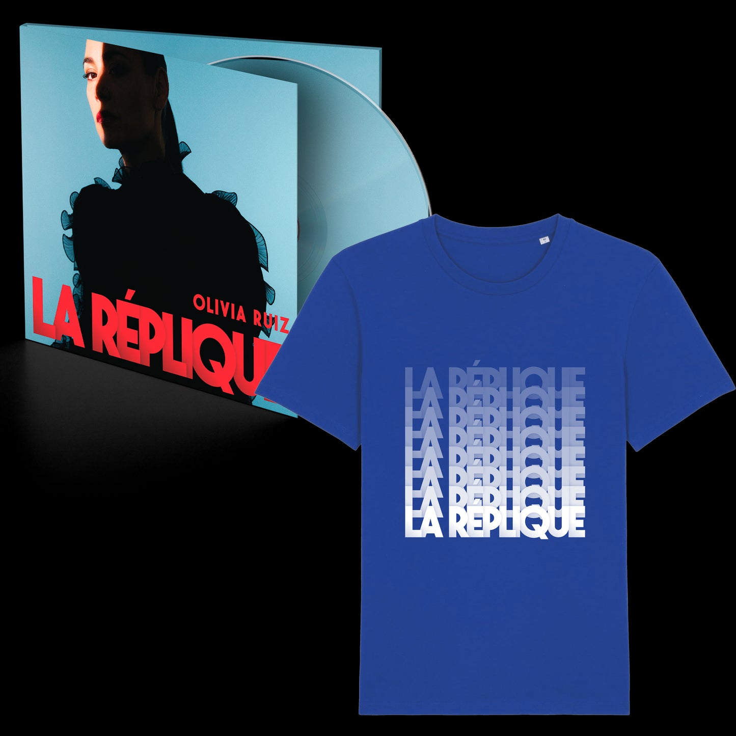 Pack Album + T-Shirt | La Réplique | Olivia Ruiz