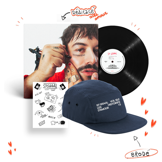 Pack | Vinyle dédicacé / Casquette / Tattoo | St Graal