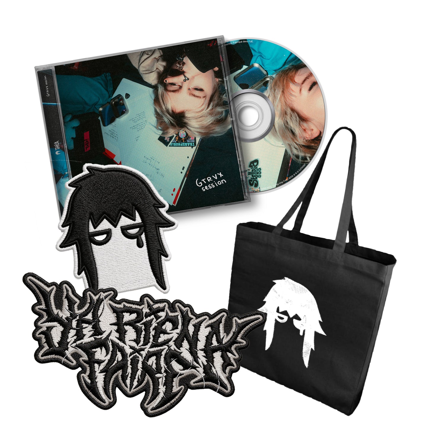 Pack CD dédicacé +  Patchs + Totebag | GTRVX session | THÉA